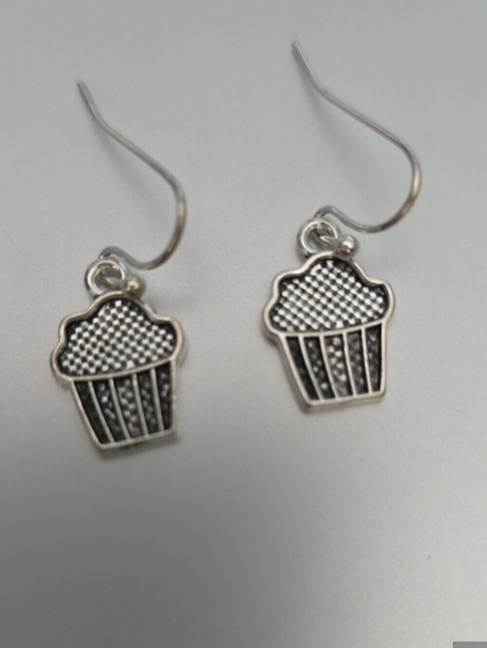 Cupcake EARRINGS 925S French Hooks